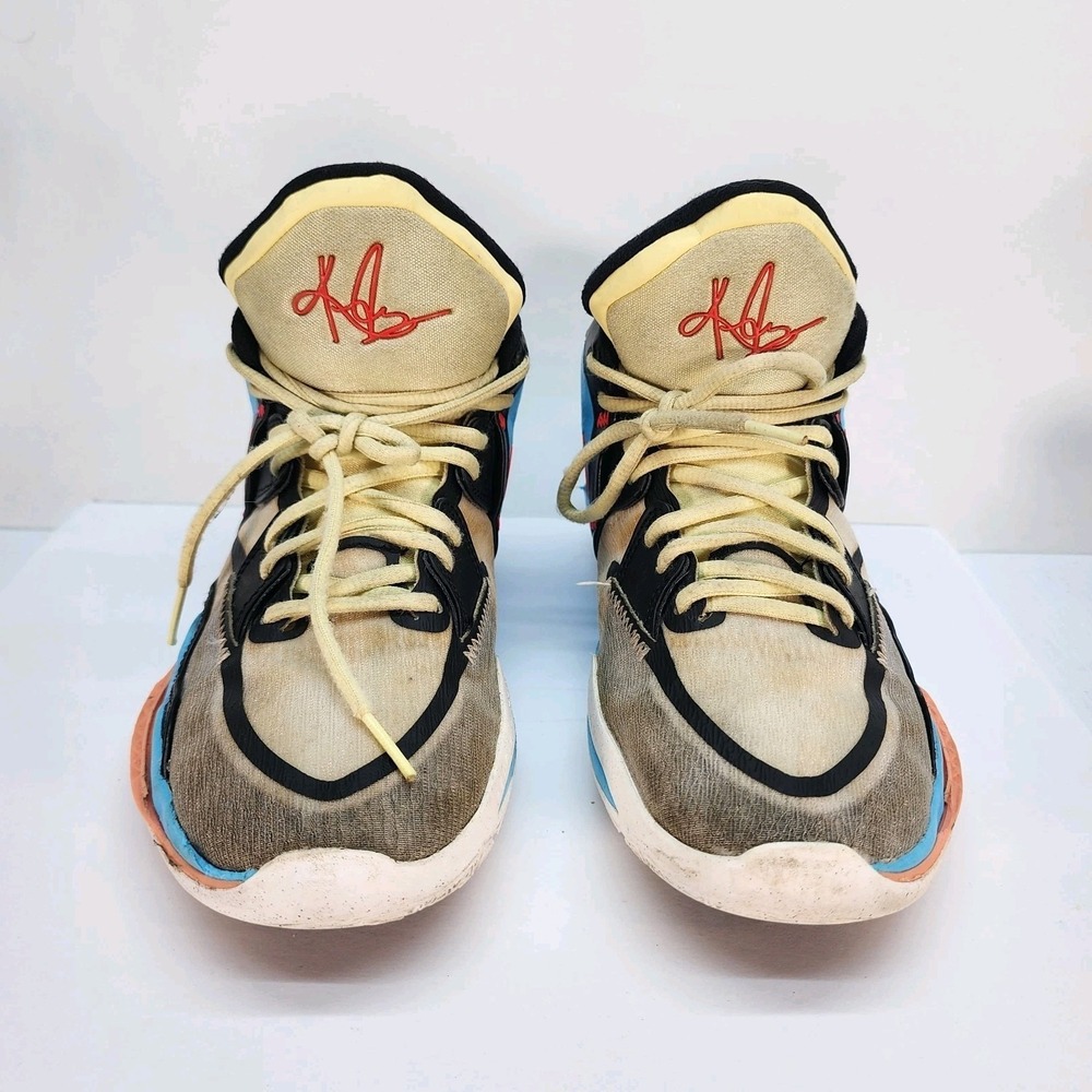 Nike Kyrie DJ1172-112 Kids Basketball Sneakers Blue Black Rd Yellow US 6Y No box